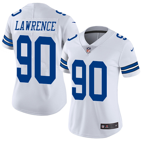 NFL DAL Cowboys #90 Demarcus Lawrence Limited White Jersey - Fan Fa...