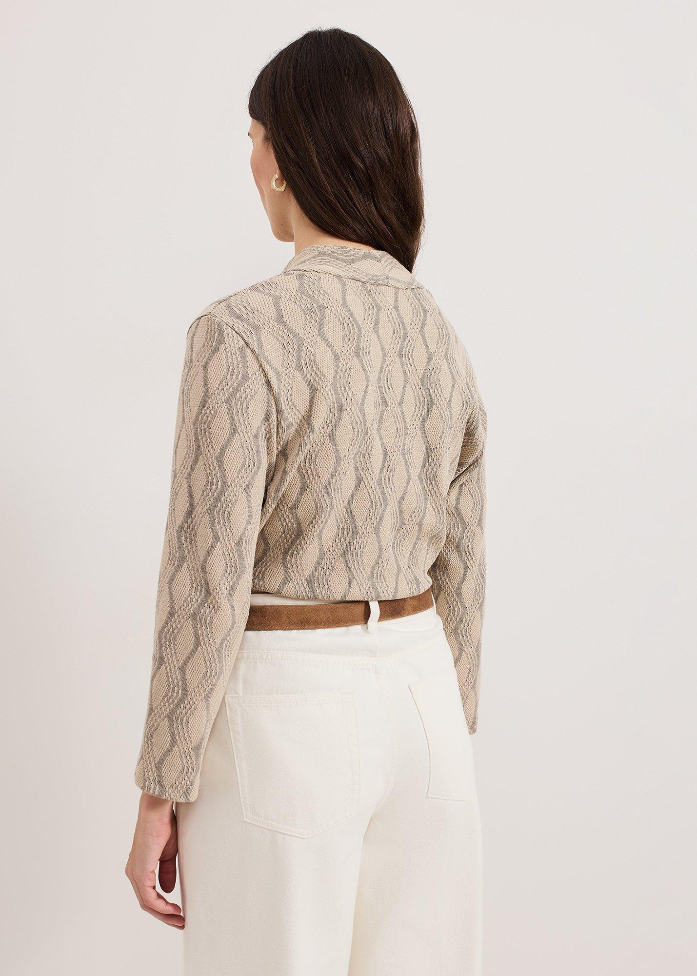 Rena V Neck Textured Top
