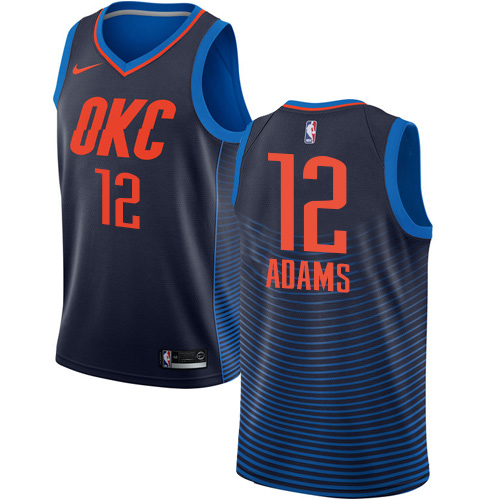 Nike Blue City Thunder #12 Jersey - Value-Priced NBA Fan Apparel