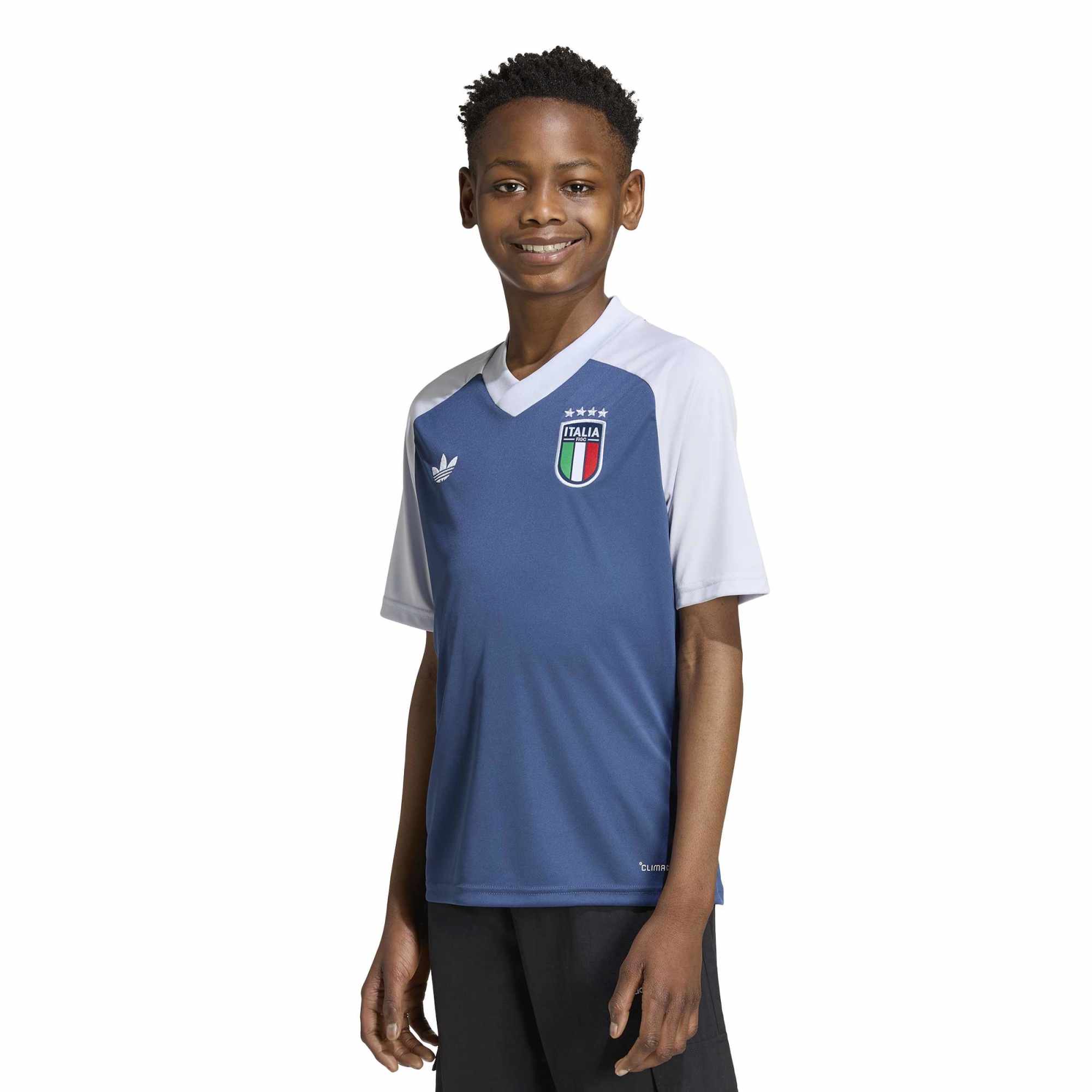 [SJH] Italy National Team Youth 2026 Pre-Match Jersey Top - Blue