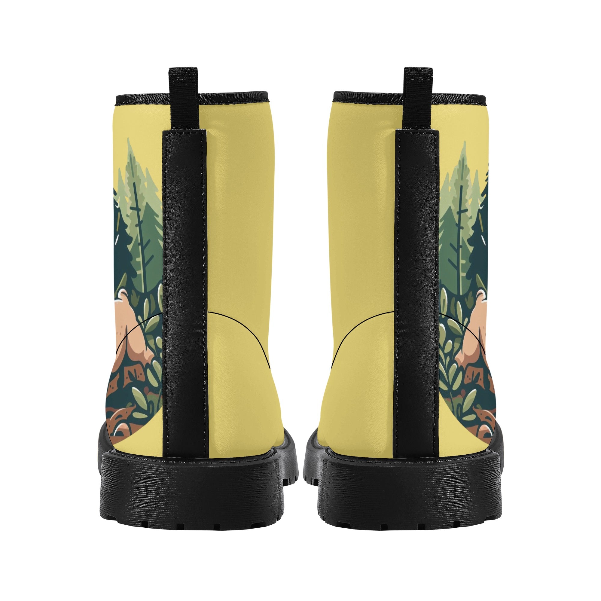 French Bulldog Themed Ivy - Everyday Leather Boots Outdoor Style