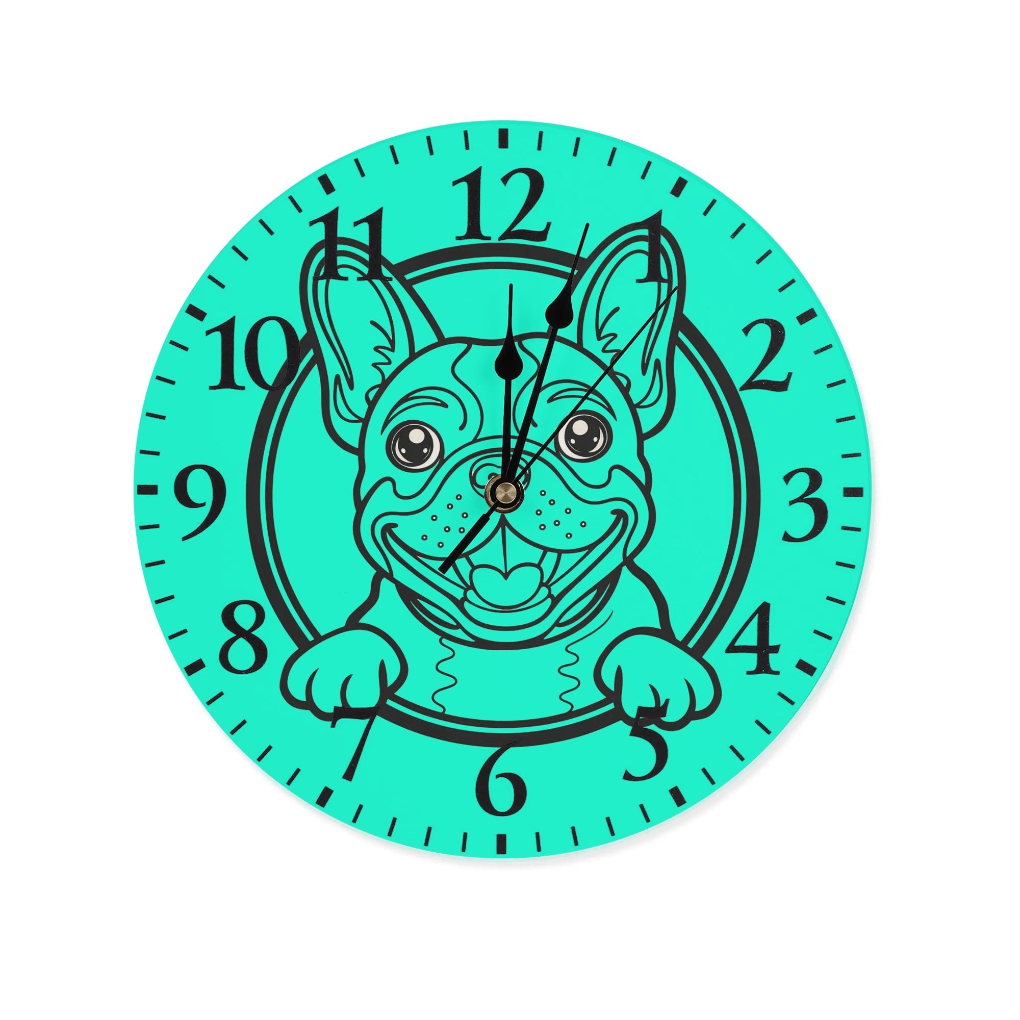 Trendy Street-Ready Nala - Frameless Wall Clock for Casual Outings