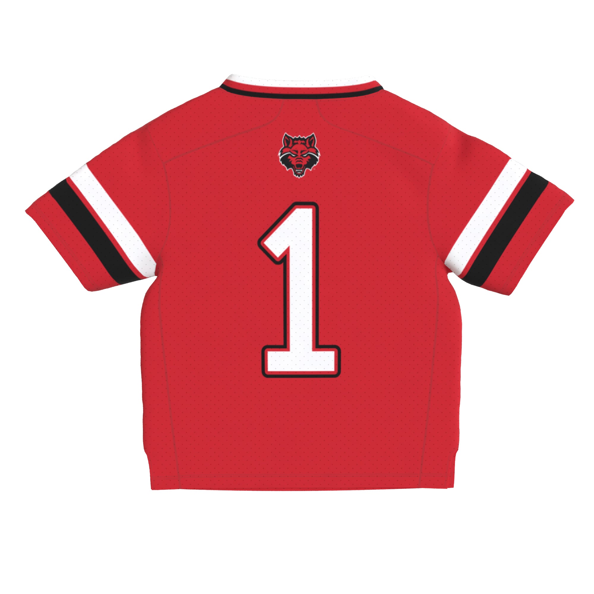 Toddler Scarlet Arkansas State Red Wolves Lightweight Collegiate Football Fashion Jersey