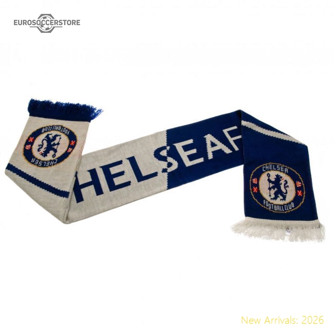 Authentic Chelsea Fc Vertigo Scarf - Premium Quality Football Apparel