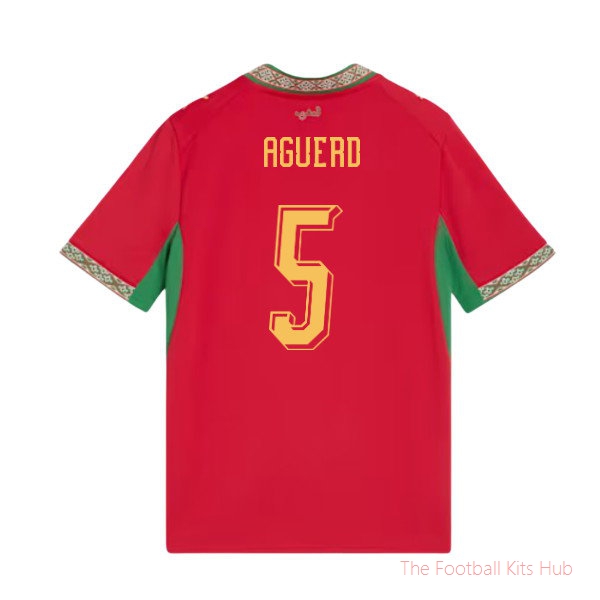 [LK] 2026/27 Morocco Home Shirt (Kids) (Aguerd 5)