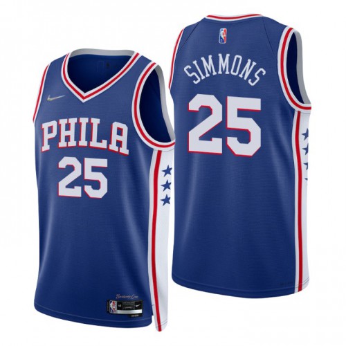 Nike Philadelphia 76ers #25 76ers Jersey - Breathable Material