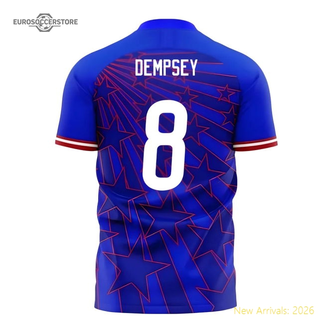 USA 2025-2026 Away Concept Football Kit (Libero) (DEMPSEY 8)