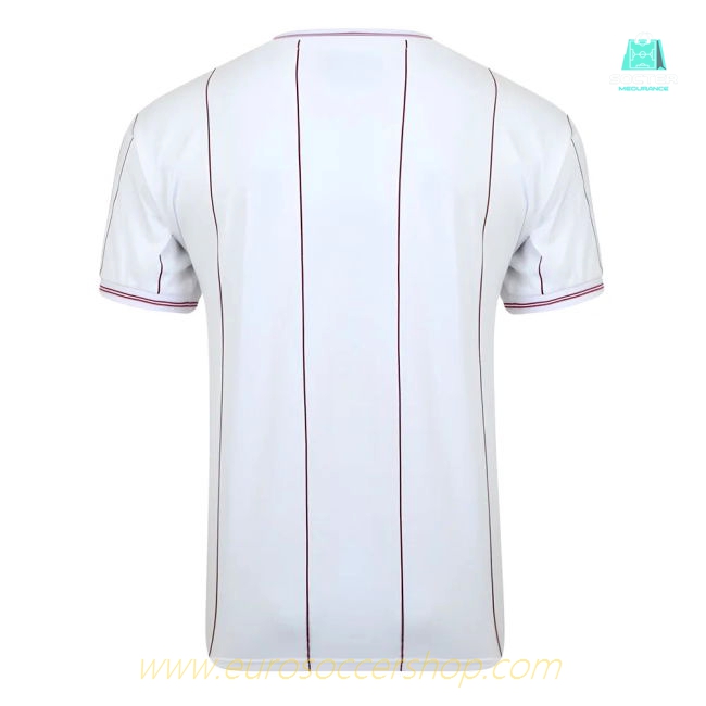 Score Draw Aston Villa 1982 Euro Final Retro Football Shirt