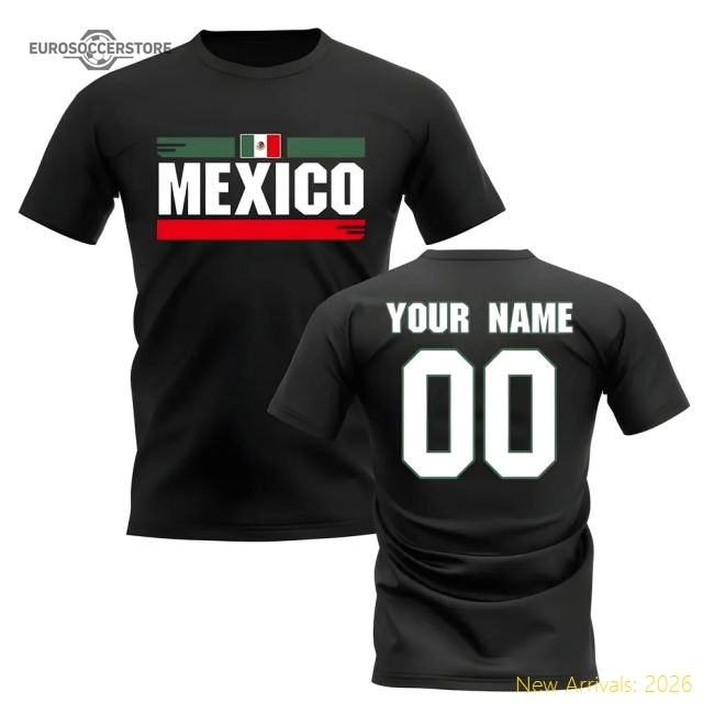 Premium Personalised Concacaf Champions Fan Football T-shirt (black)