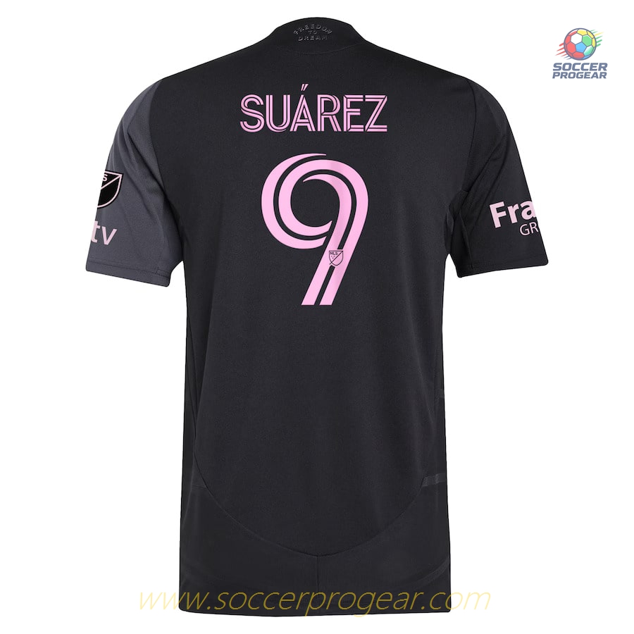Inter Miami Away Match Soccer Team Shirt 2025 Suarez