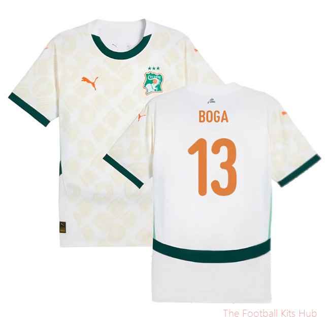 2024-2025 Ivory Coast Away Shirt (Boga 13)