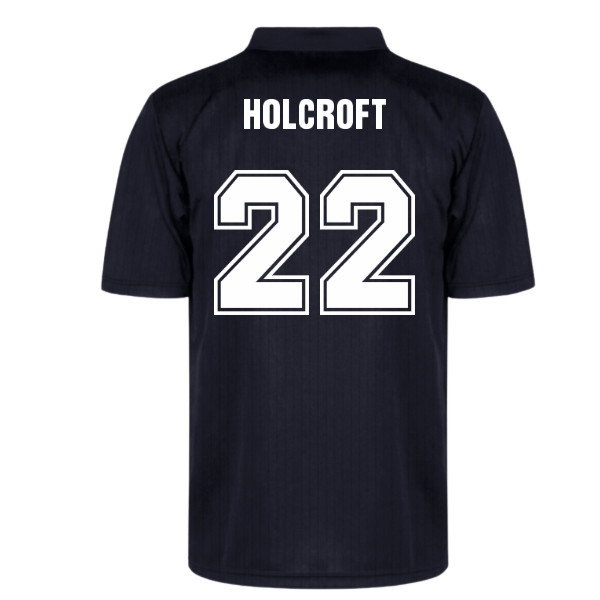 [DDJ] Everton Out Retro Shirt Black Apparel 1995 (Holcroft 22)