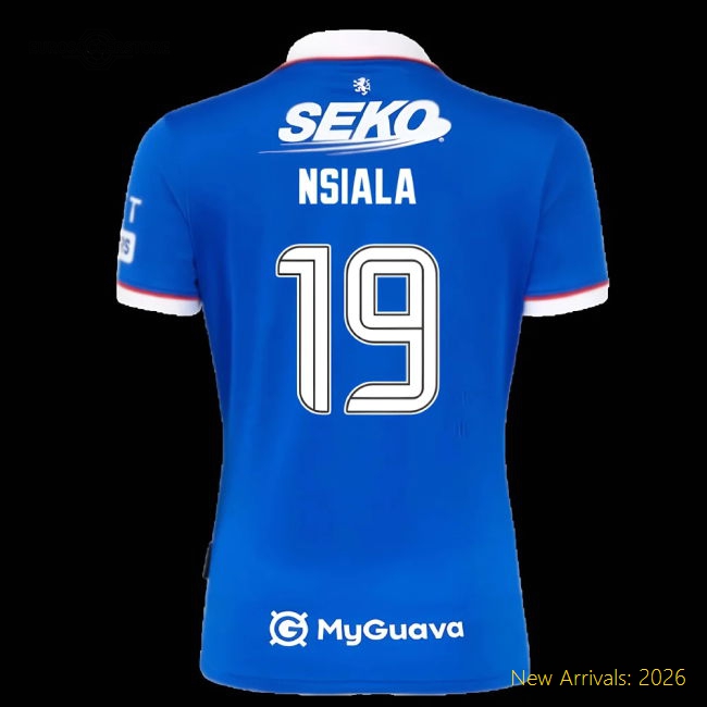 S Rangers Female 2025 Home Jersey Shirt Football Fan Match Day Game Day Apparel