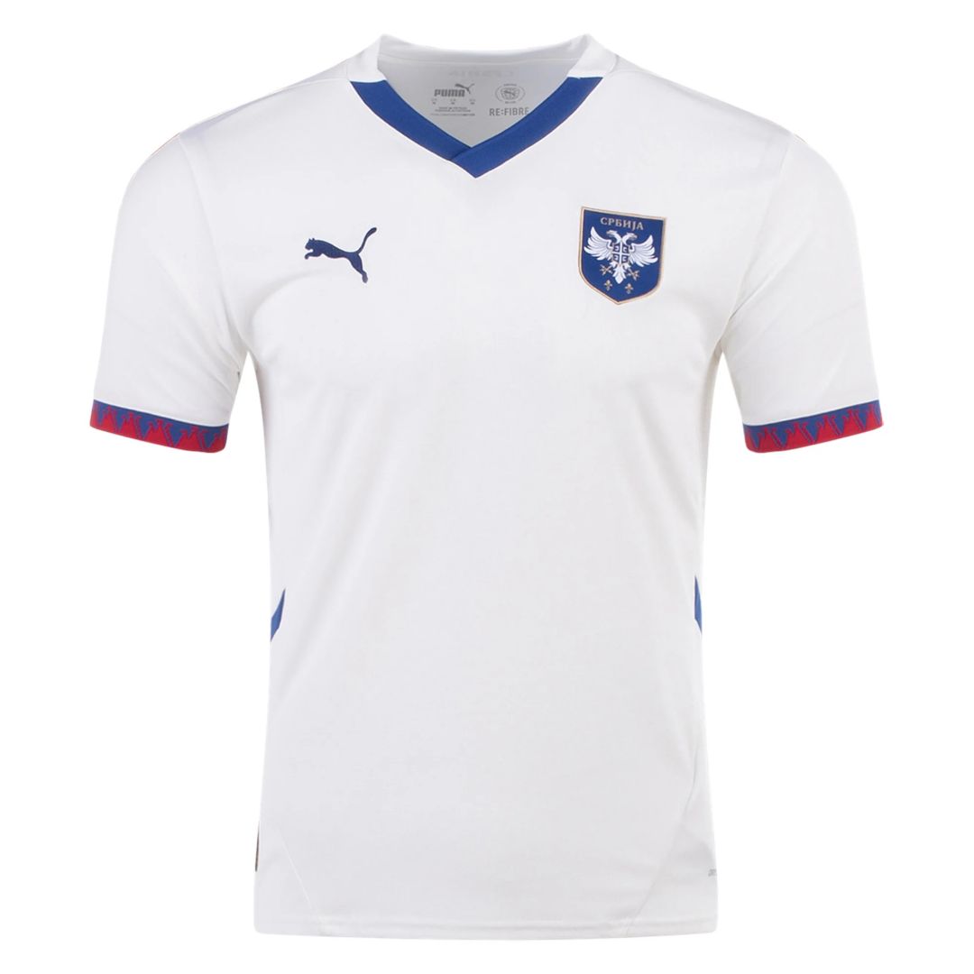 Performance Driven Euro 2024 Serbia Away Soccer Jersey Football Shirt