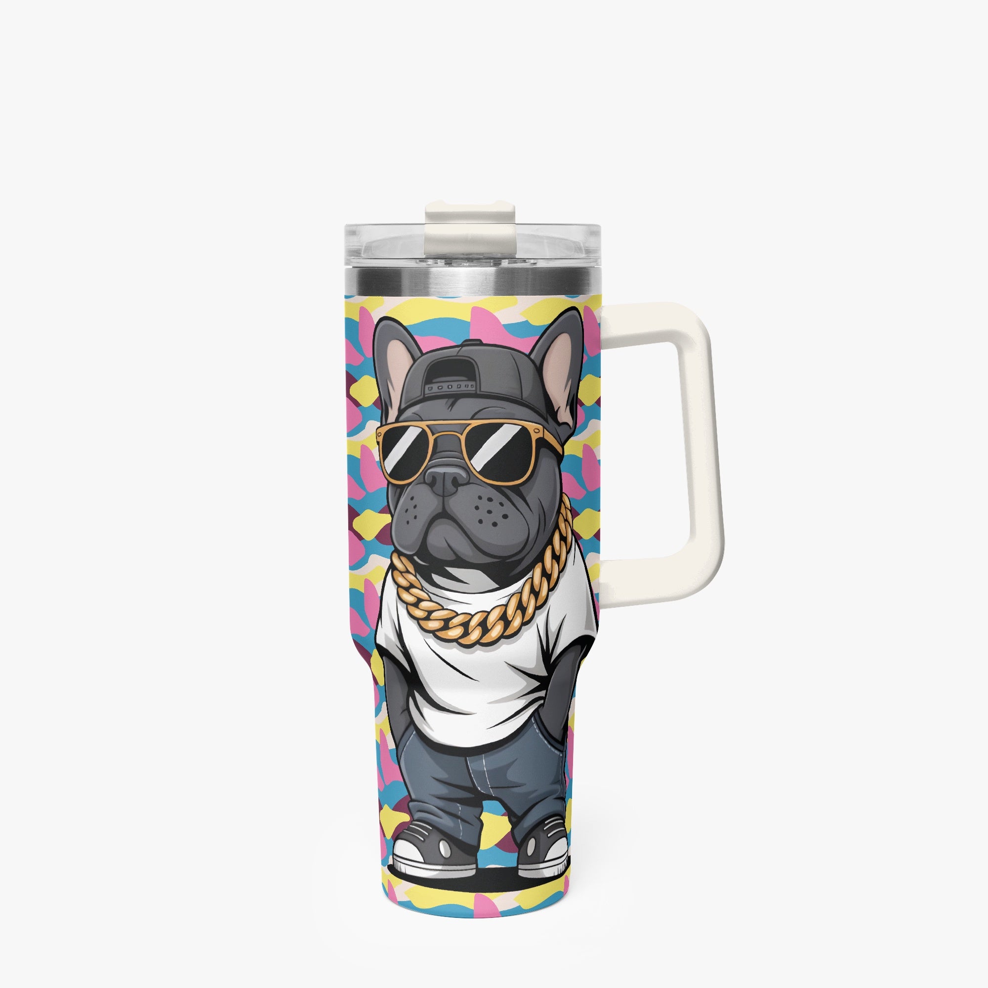 French Bulldog Gracie Car Tumbler Cup Essential Dog Supply