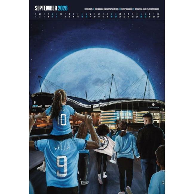 Calendar 2026 Heritage Manchester City Vintage Find Home Legacy Shirt