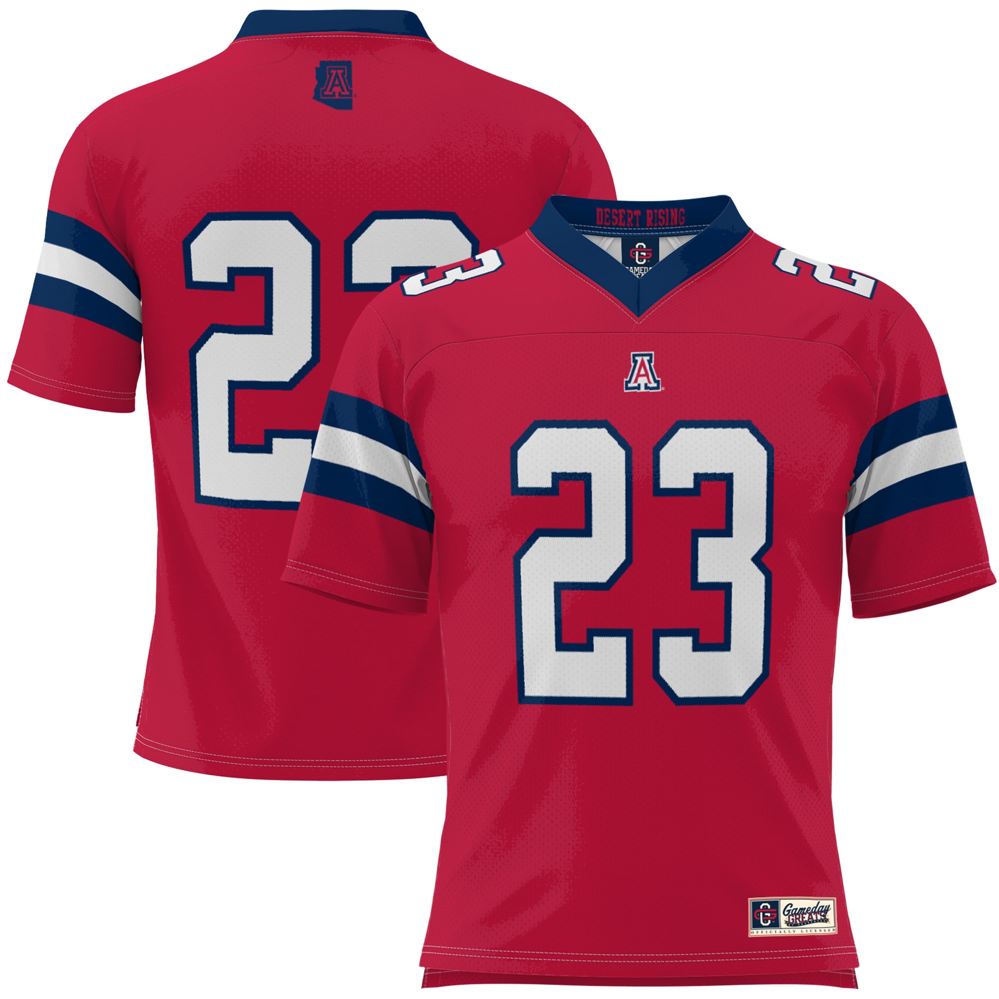 #23 Arizona Wildcats GameDay Greats Youth Desert Rising 2026/2027 Football Jersey - Red