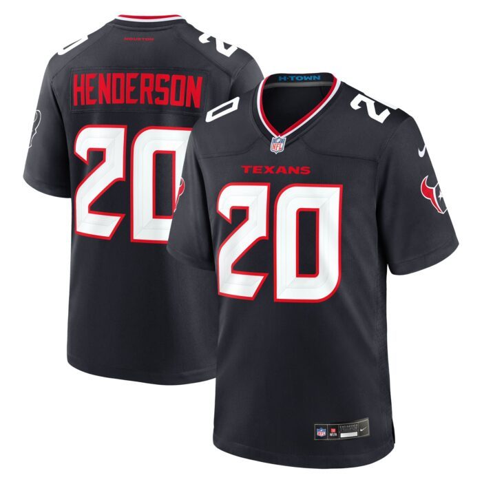 None Men's HOU Texans Iconic Game-Ready Jersey Football Apparel