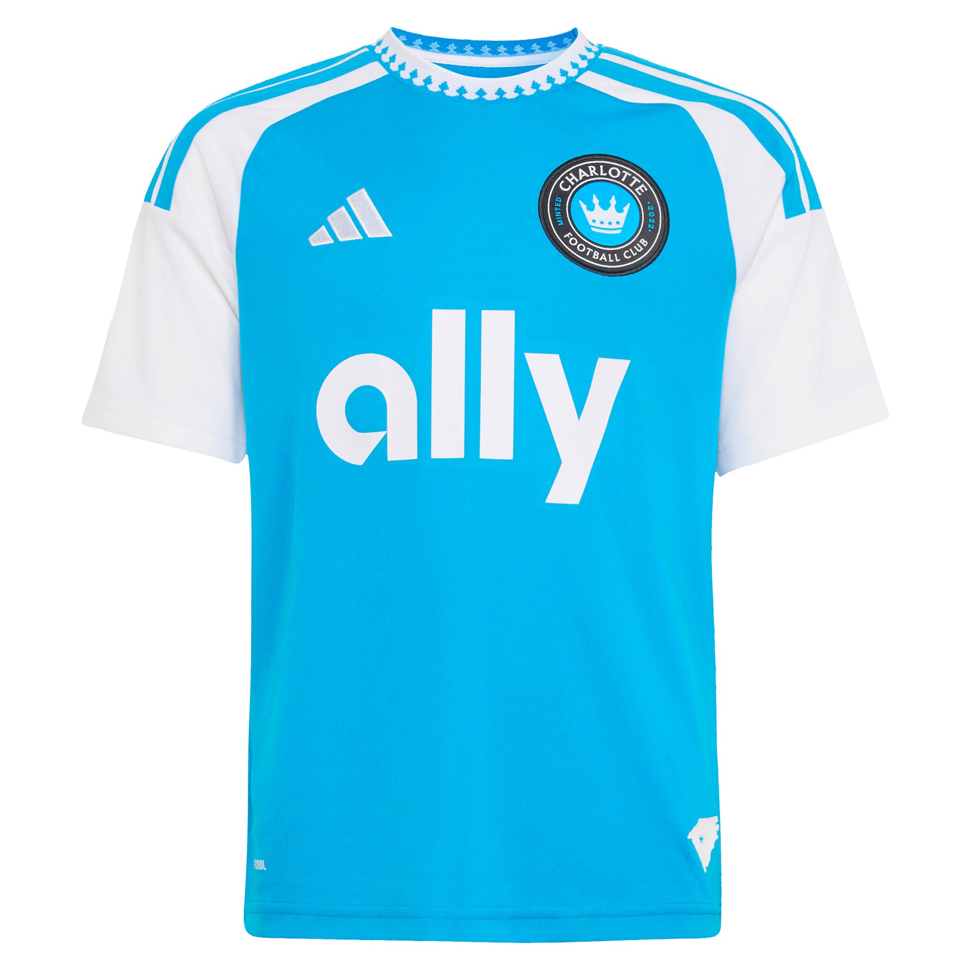 [LK] Pep Biel Charlotte FC Youth 2026 Carolina Kit: Crowns Up Replica Jersey - Blue