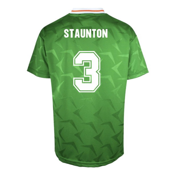 [DDJ] 1990 Ireland Home Retro Shirt (Staunton 3)