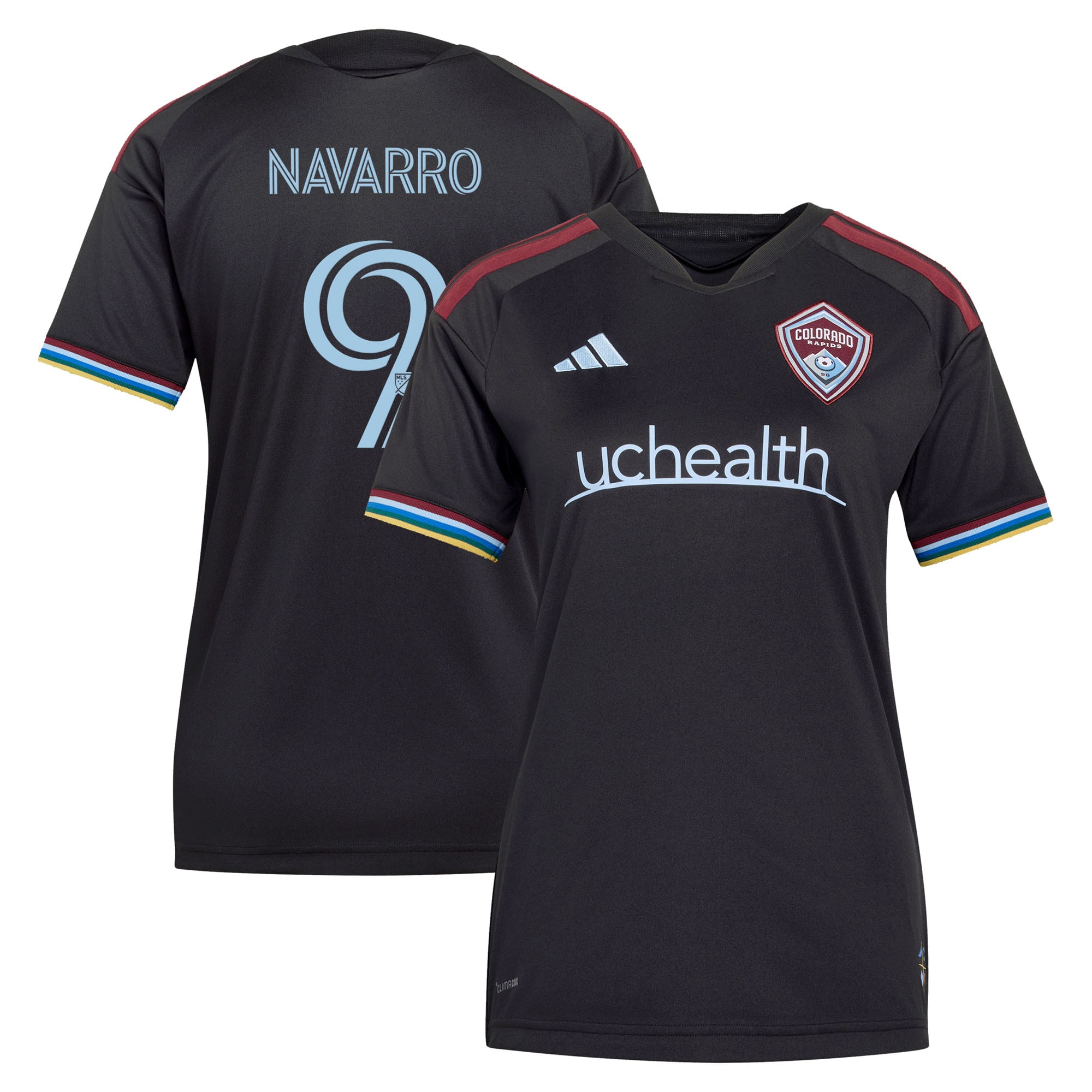 [JED] Youth Rafael Navarro Colorado Rapids Women's 2026 Colorful Colorado Replica Jersey - Black