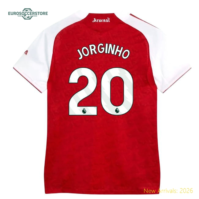 Arsenal 2024-25 Home Fan Version For Women (Jorginho Football Shirt