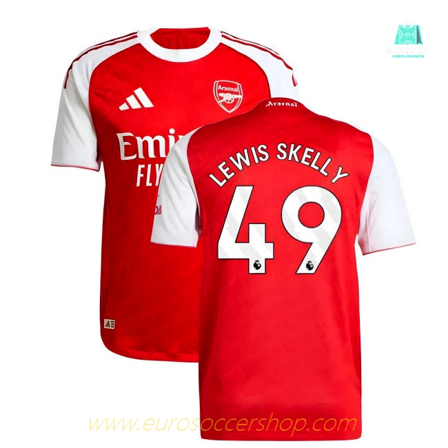 2025-2026 Arsenal Authentic Home Shirt (Lewis Skelly 49)