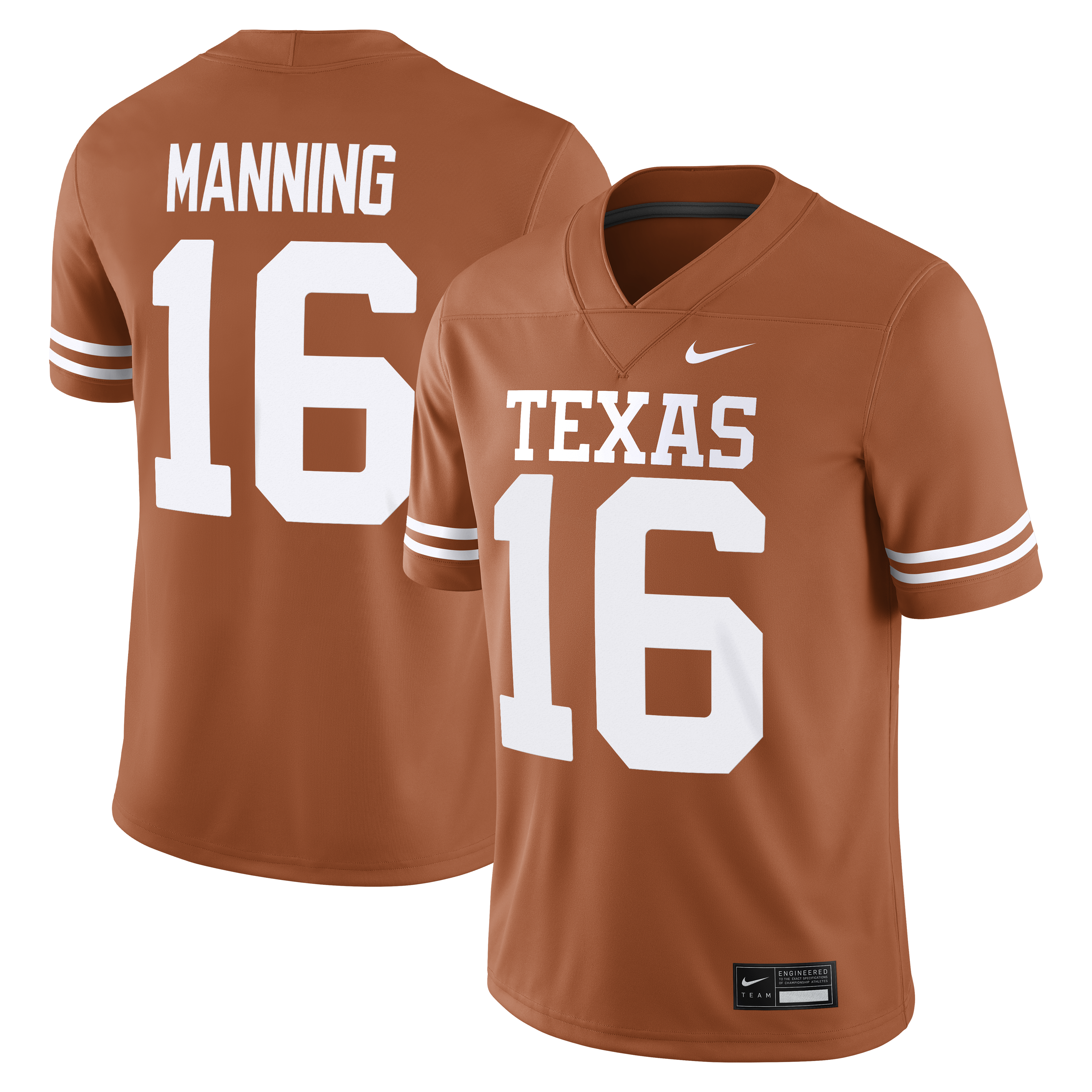 [DDG] Arch Manning Texas Longhorns Game Player Jersey - Texas Orange