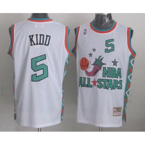 Mitchell And Ness Mavericks White Dallas Mavericks #5 Jersey -