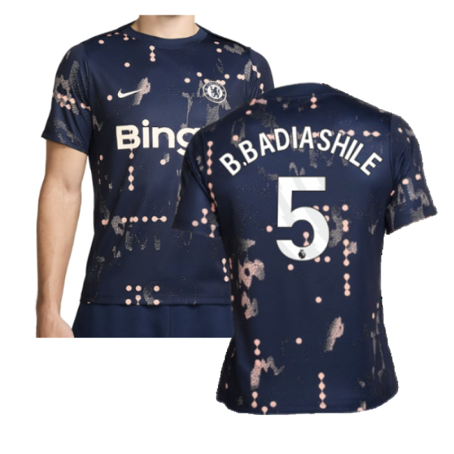 Chelsea B.badiashile Official Jersey Premier League Performance Fabric
