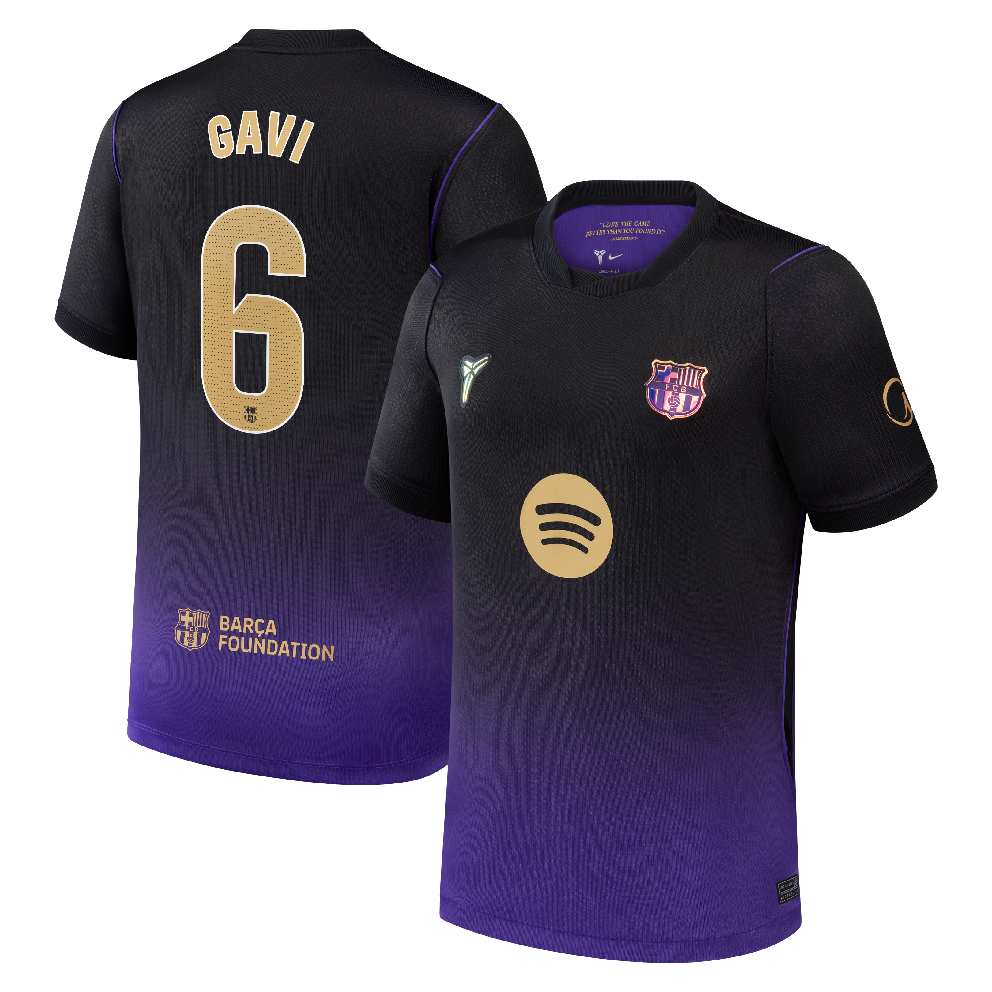 [ESK] Women's Gavi #6 Barcelona 2026/27 Away Stadium Replica Jersey - Purple