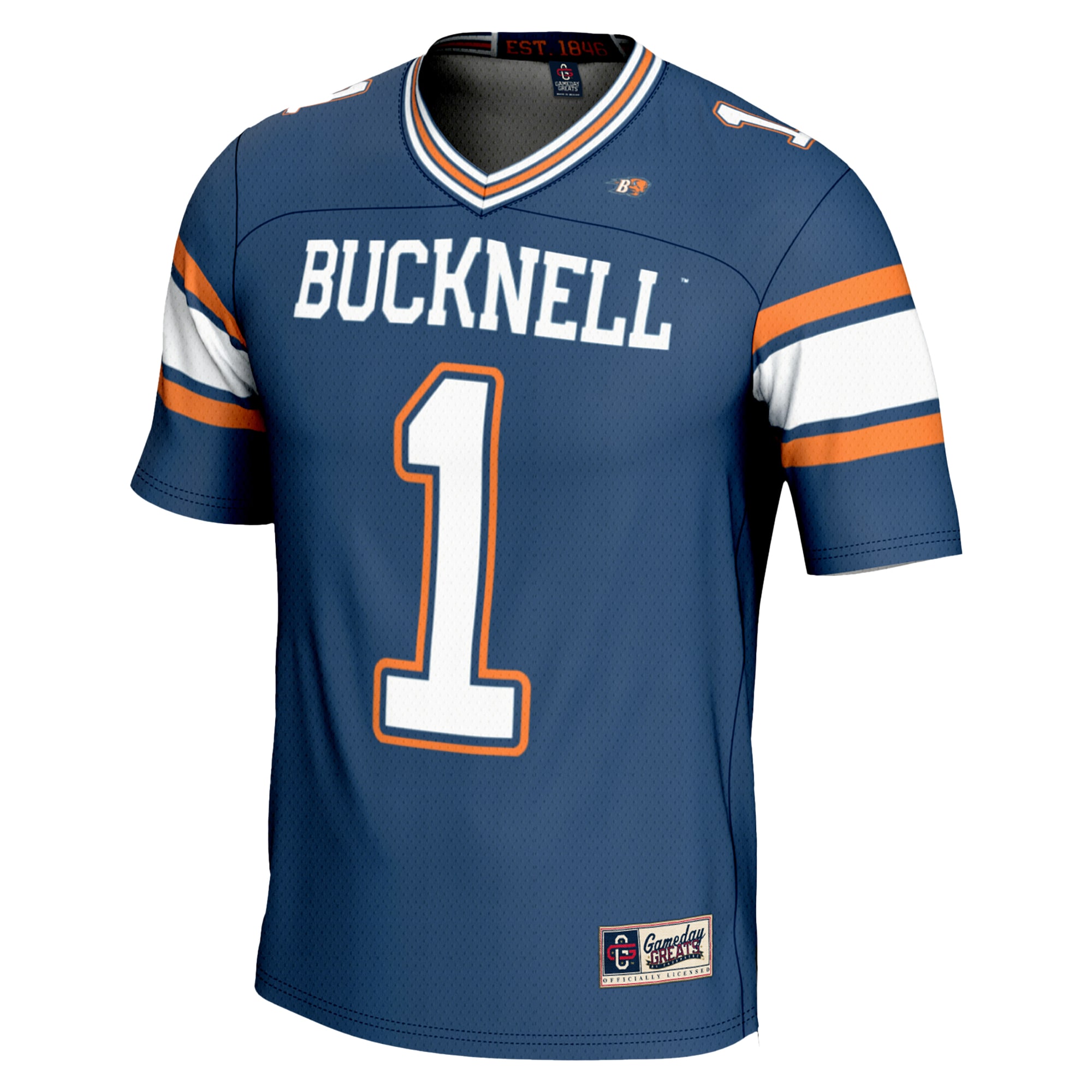 #1 Bucknell Bison GameDay Greats Youth Endzone 2026 Season Football Jersey - Blue