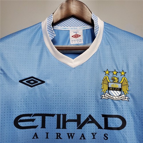 2011-2012 Manchester City (man City) Local - Premium Fabric