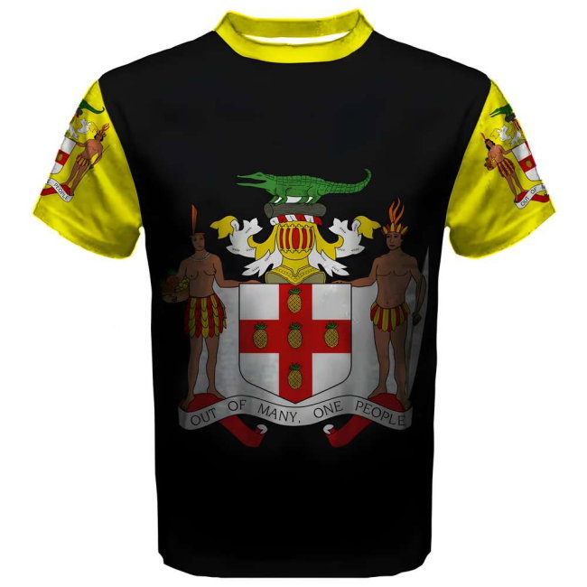 Jamaica Coat of Arms Sublimated Sports Jersey