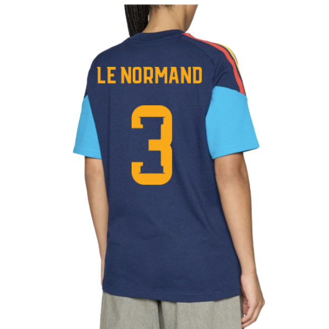 2026/27 Spain Nt Training Tee (night Indigo) (le Normand 3