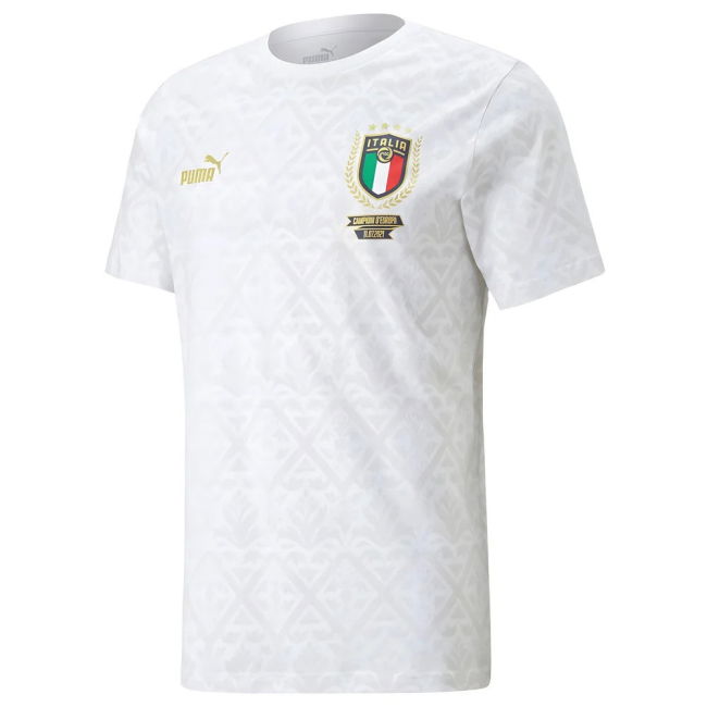 2021-2022 Italy Graphic Winner Tee (White) - Kids Quality