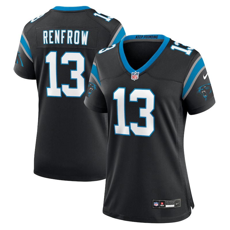 None Hunter Renfrow CAR Panthers Durable Authentic Jersey for NFL Fans