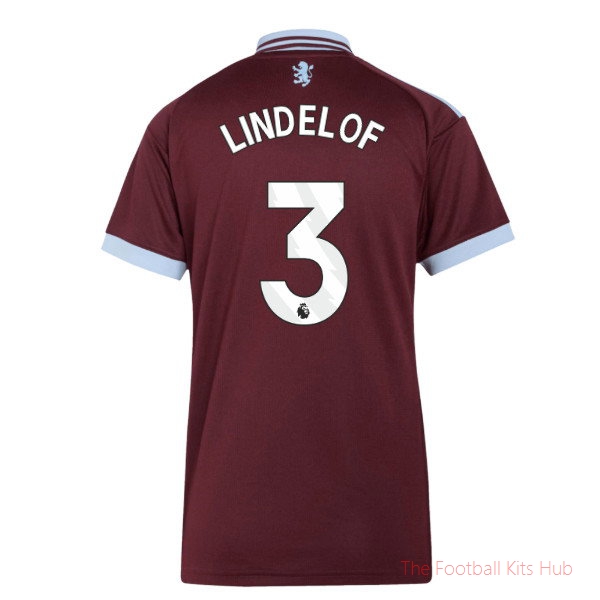 Pro Aston Villa 2026-2027 Home Shirt (Womens) (Lindelof 3)
