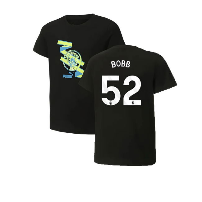 2024-2025 Man City ftblCulture T-Shirt for (Youth
