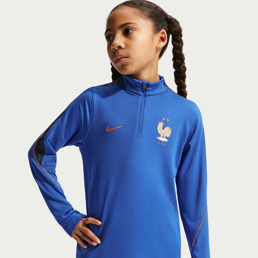 [EFKS] 2026 France Dri FIT Strike Drill World Cup Game Royal/Blackened Blue/Metallic