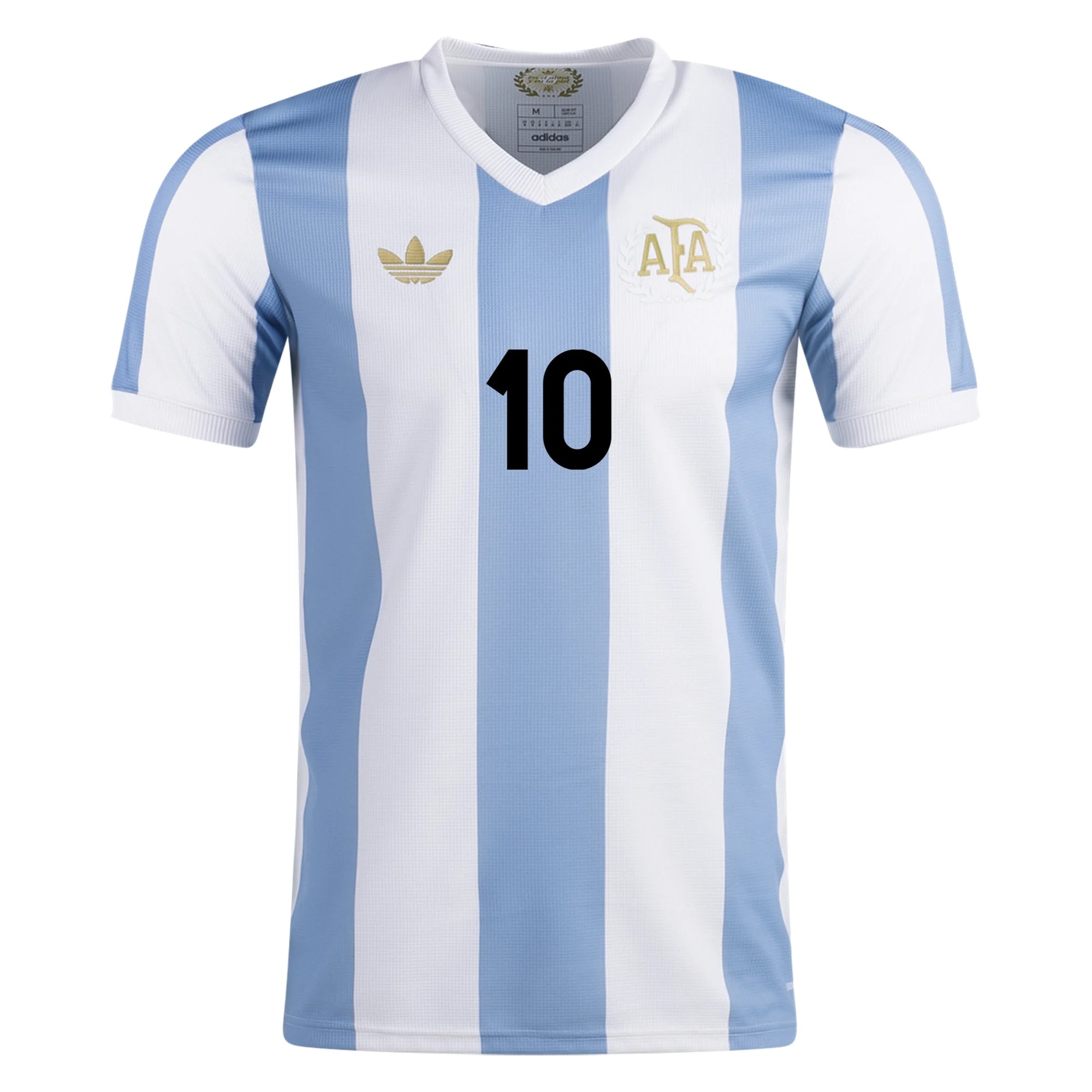 Buy Lionel Messi Argentina 50th Anniversary Soccer Jersey 24/25 Ambient Sky Cloud White