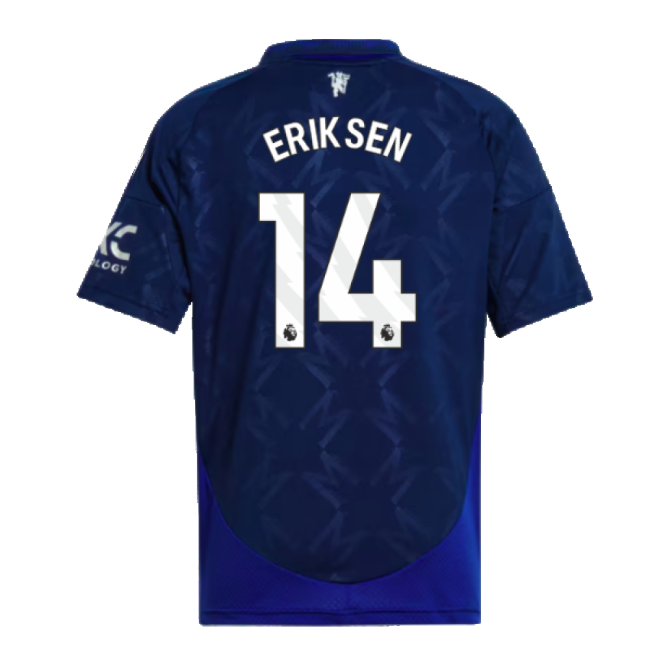 Premium-grade 2024-2025 Man Utd Away Shirt (kids) (eriksen 14)