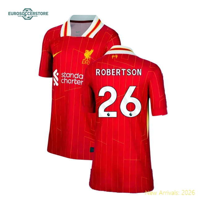 2024-2025 Liverpool Kids Non-toxic Robertson Jersey Aeroready