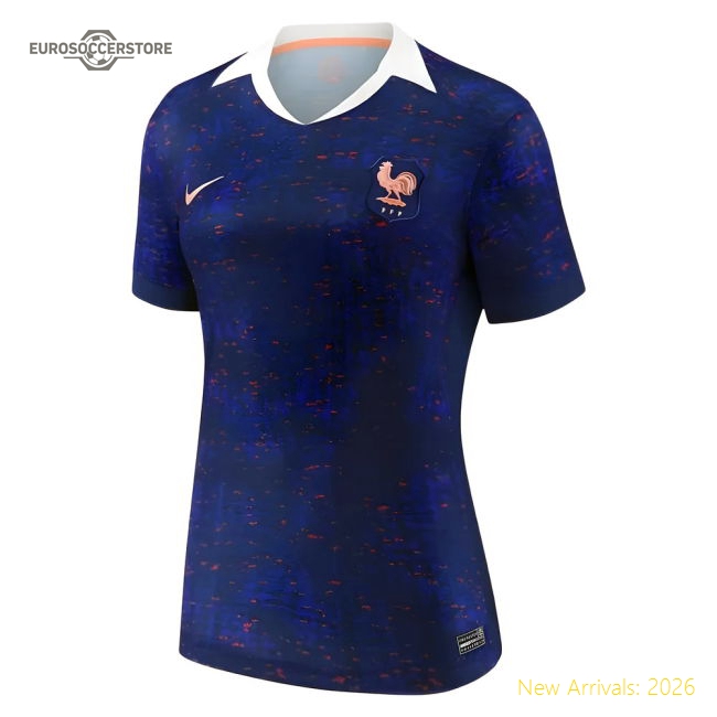 2025 France Womens Team Home Shirt (Unisex) - Ladies