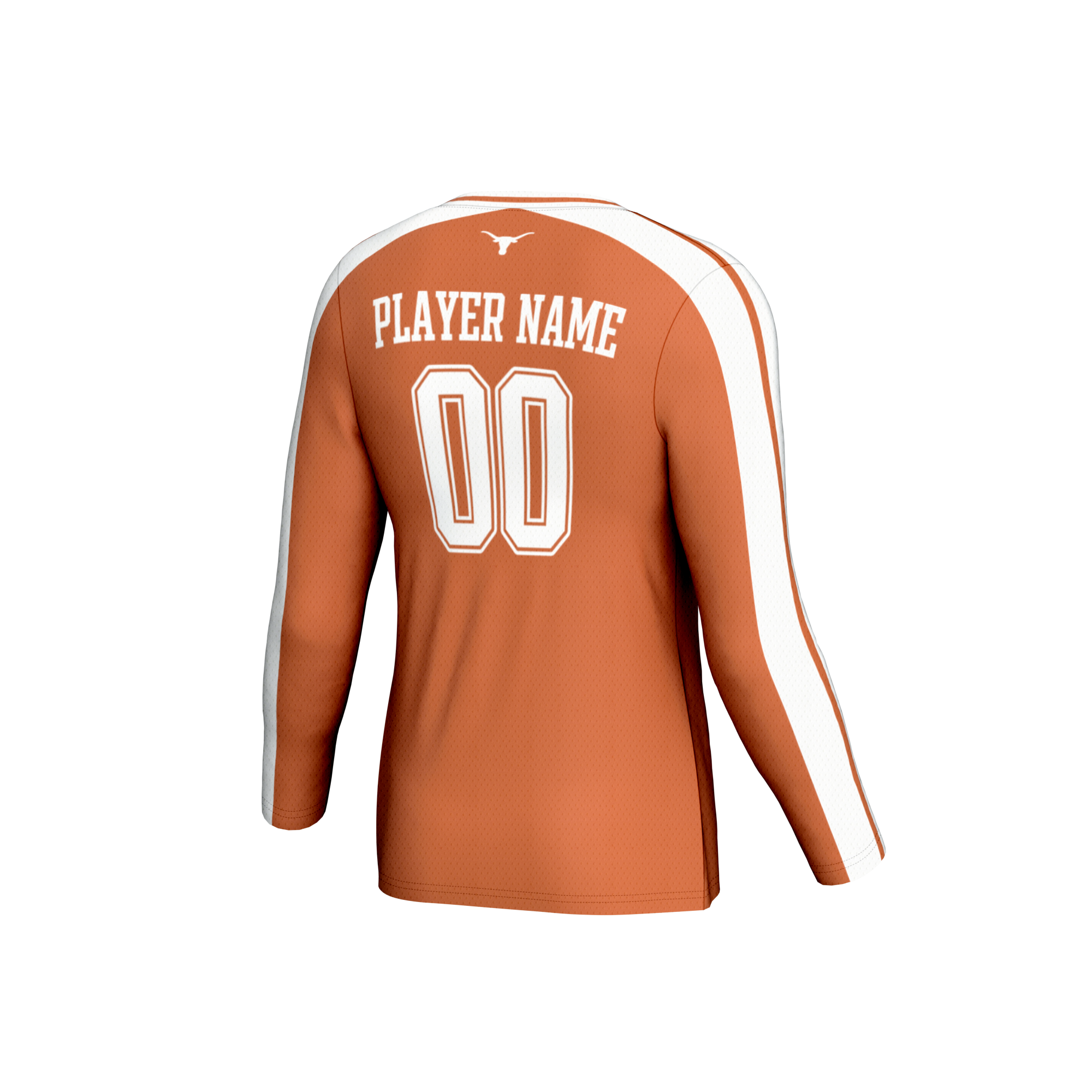 [NJP] Texas Longhorns GameDay Greats Unisex NIL Pick-A-Player Lightweight Collegiate Volleyball Fashion Jersey - Texas Orange