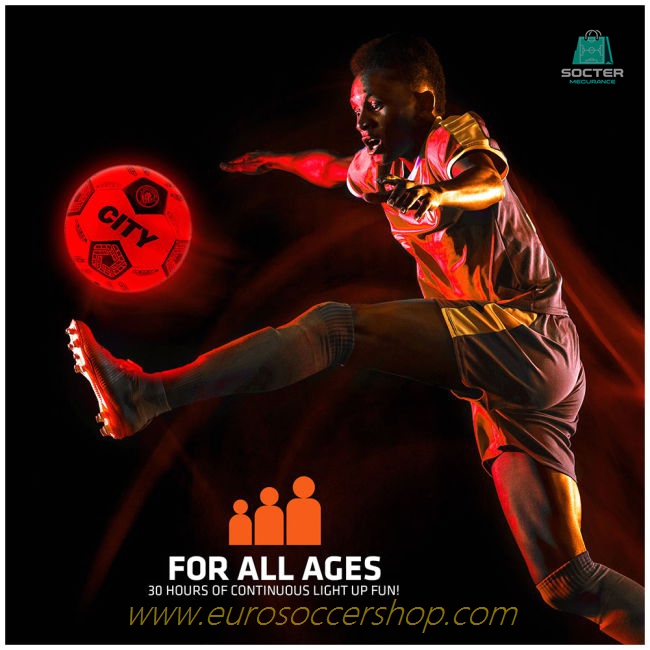 Manchester City FC LED Glow Football