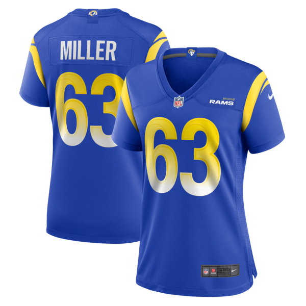 Performance Los Angeles Rams Game Jersey - Premium Royal NFL Fan Je...