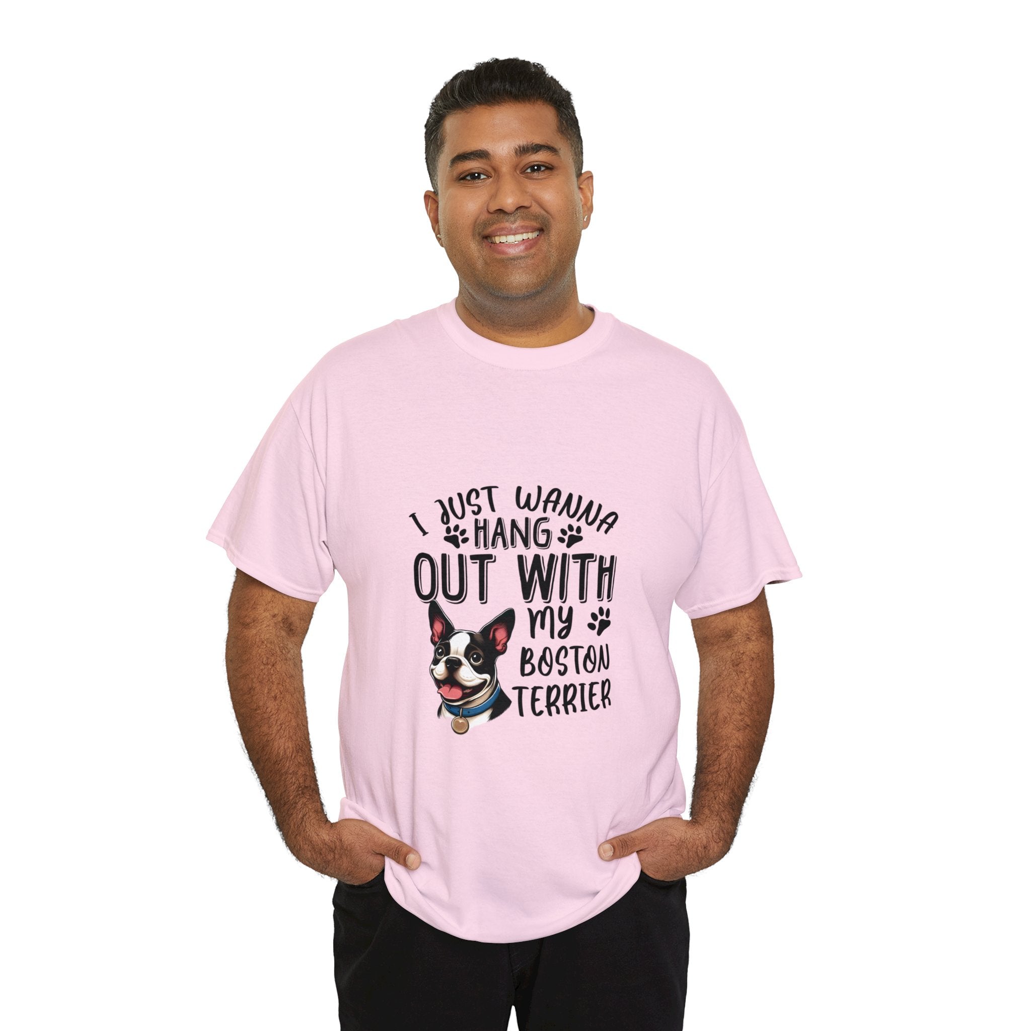 - Trendy Unisex Tshirts For Boston Terrier Lovers Pet Owner Apparel