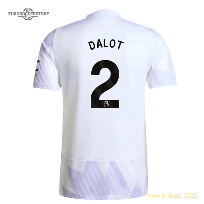 2025-2026 Man Utd Away Soccer Shirt (Dalot 2) For Premier League Fans