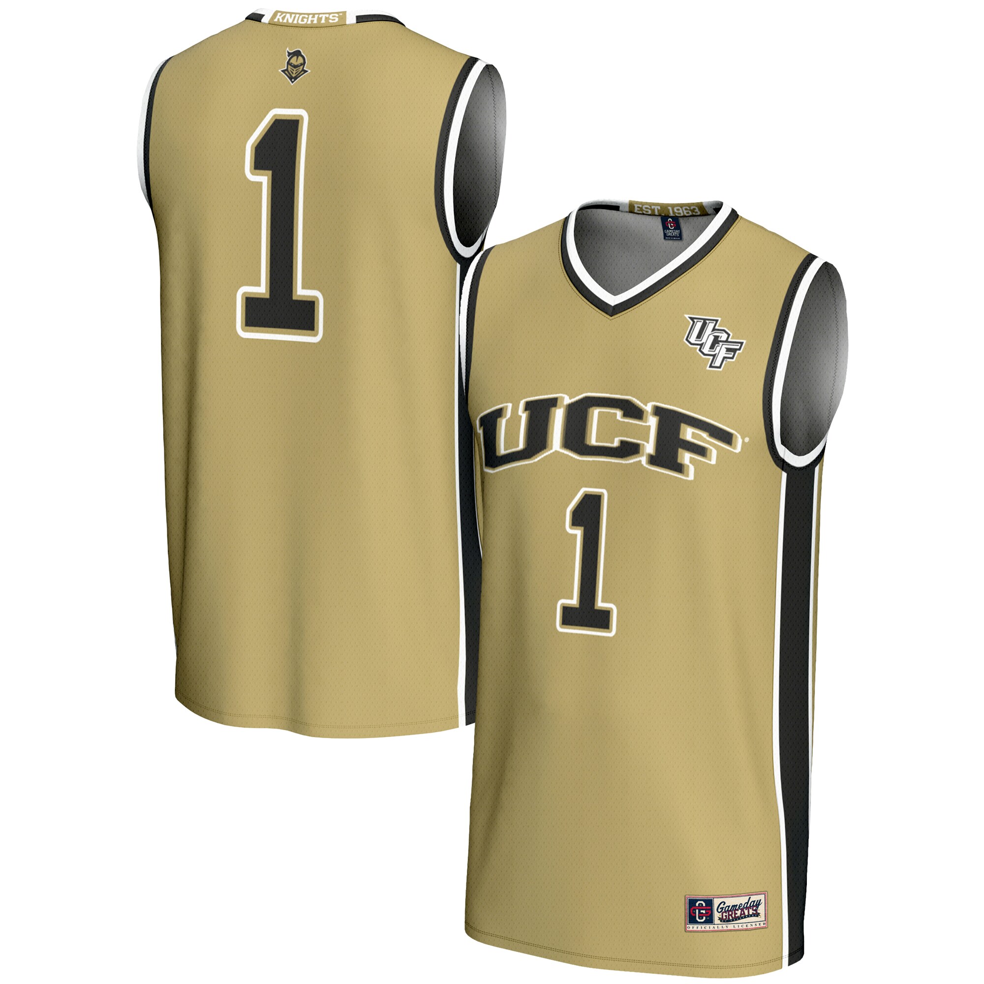 [DDG] UCF Knights GameDay Greats Youth Lightweight Basketball Jersey - Gold